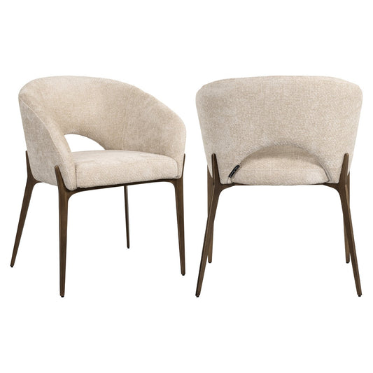 Dining chair Kenzi cream unicorn