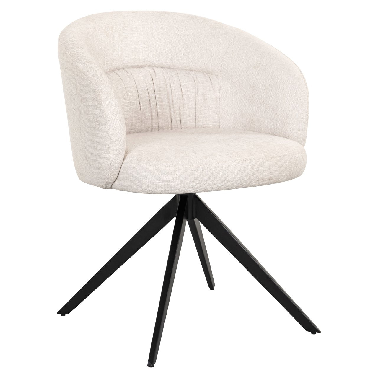 Dining chair Olivia ecru miami swivel
