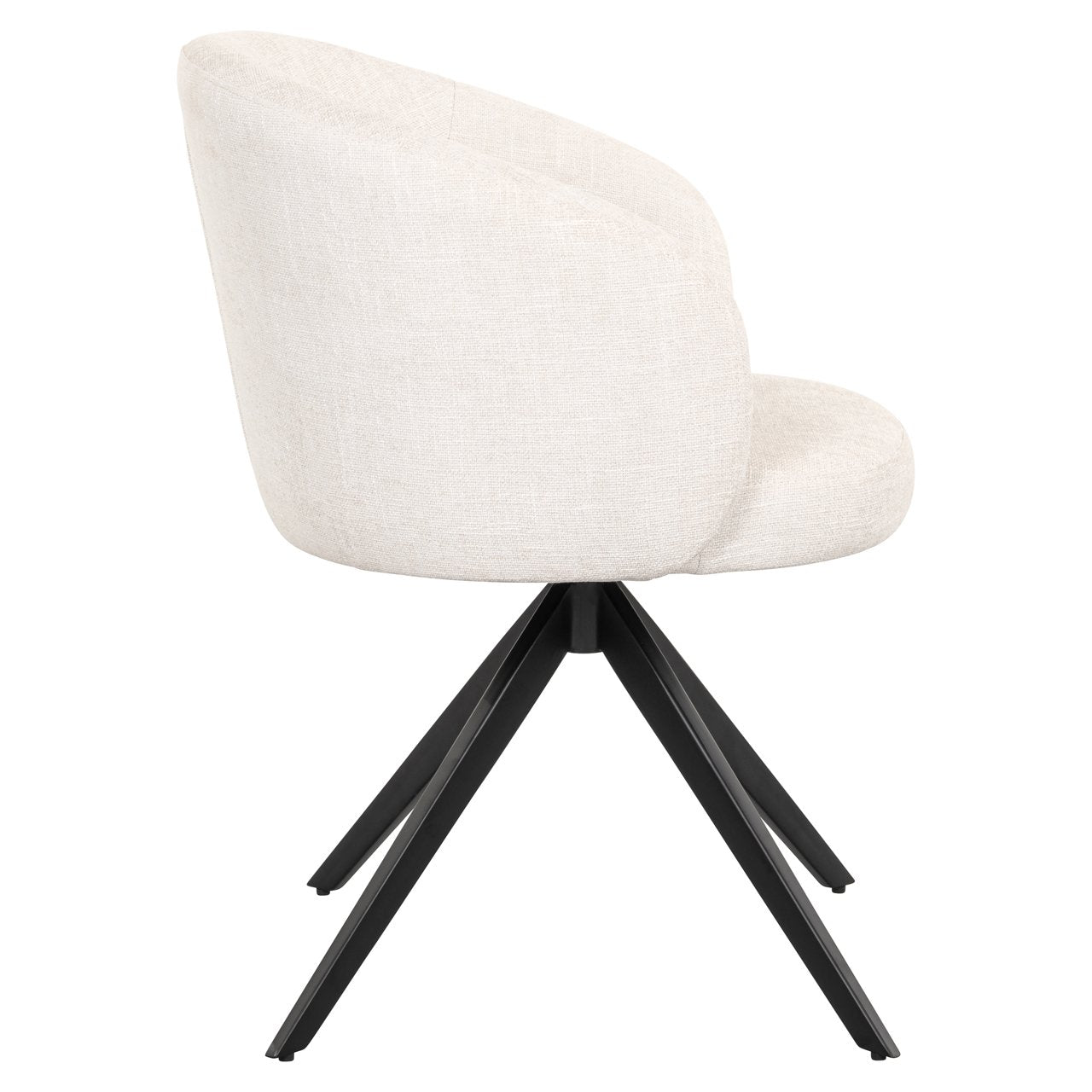 Dining chair Olivia ecru miami swivel