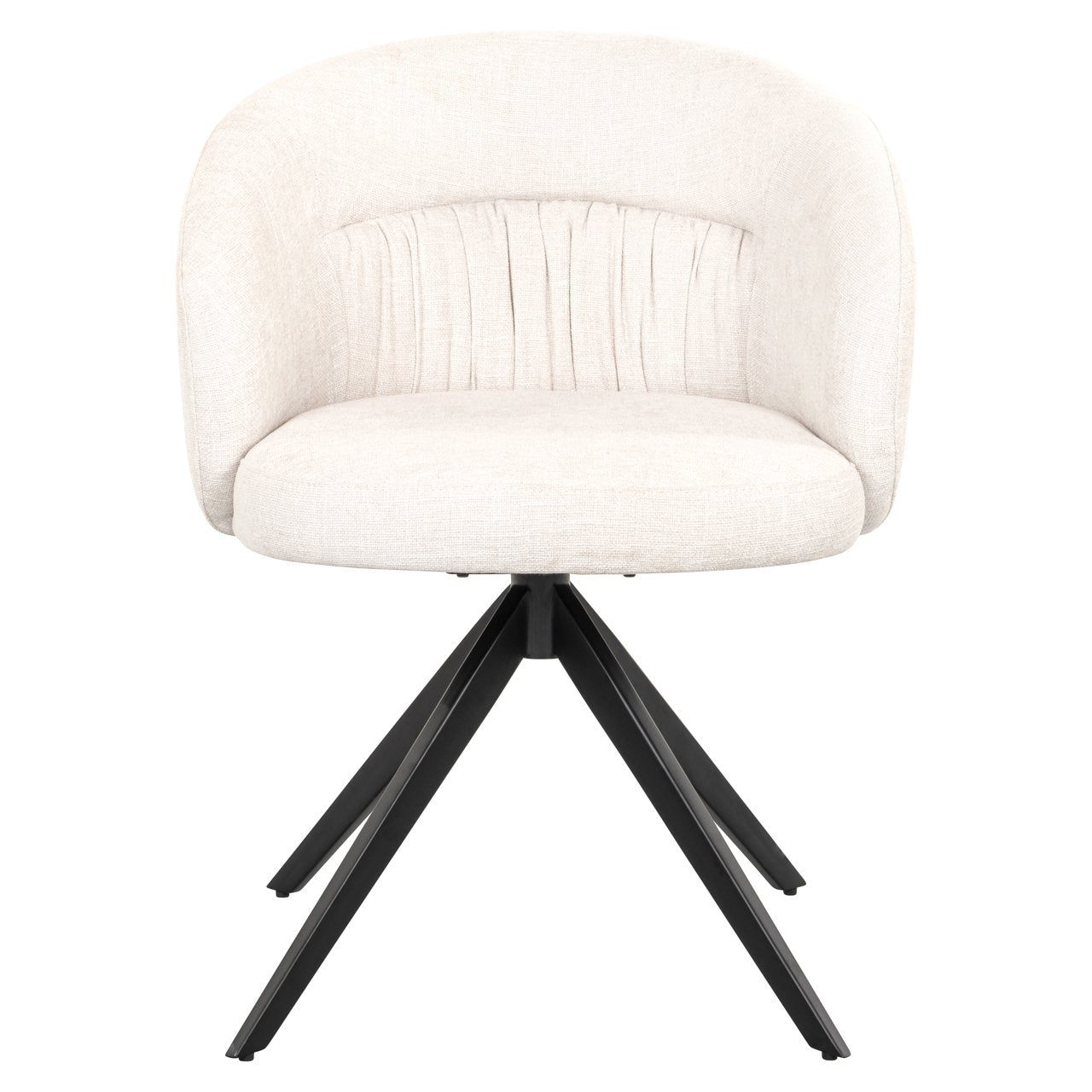 Dining chair Olivia ecru miami swivel