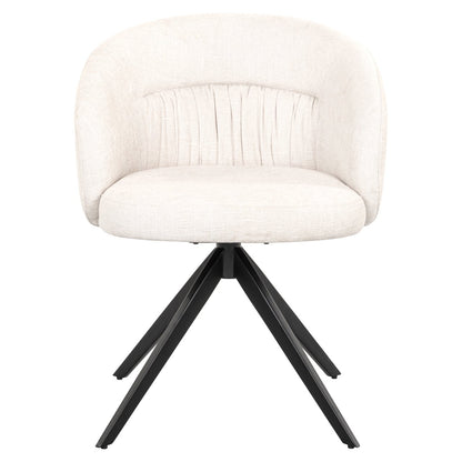 Dining chair Olivia ecru miami swivel