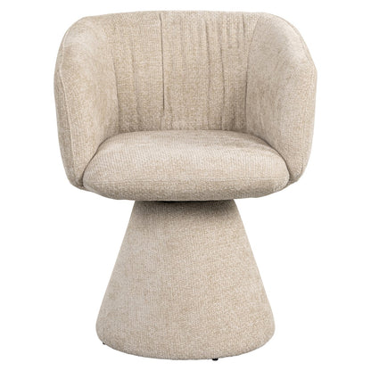 Dining chair Madeline cream unicorn swivel