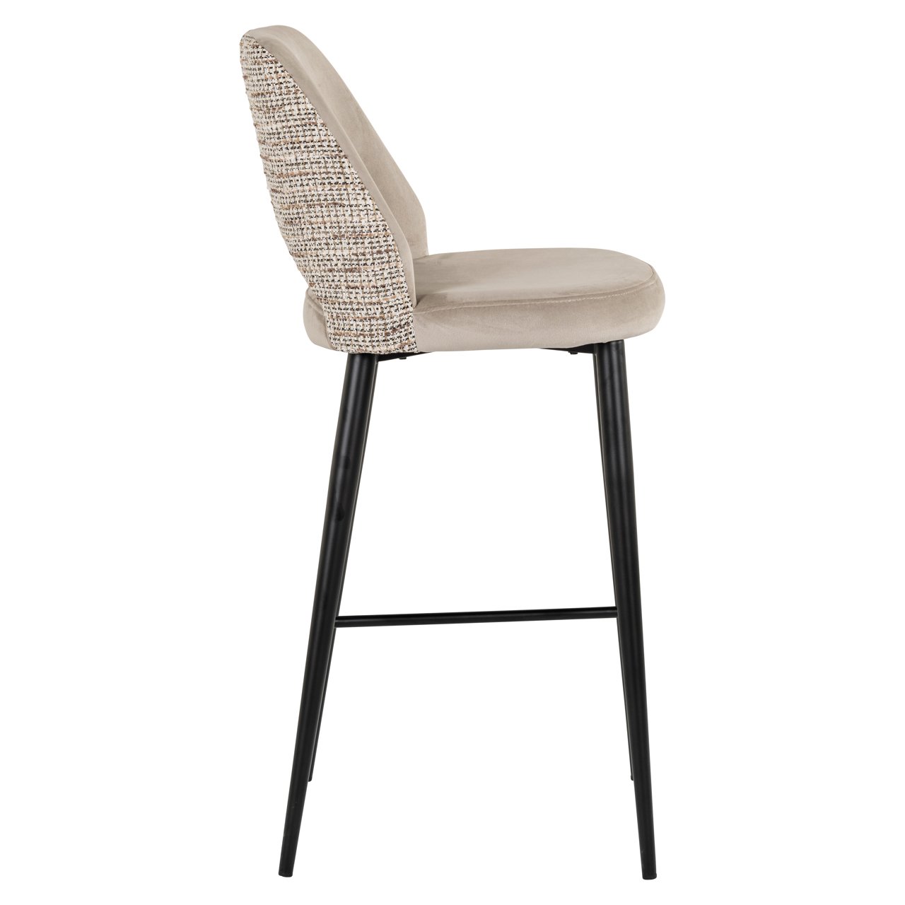 Bar stool Tabitha trendy nature fire retardant