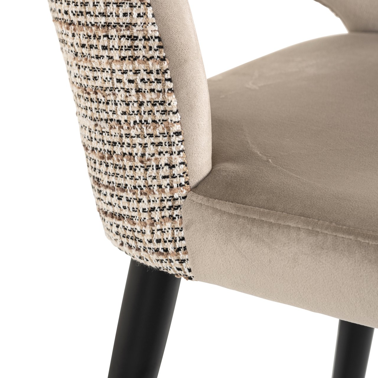 Counter stool Tabitha trendy nature fire retardant