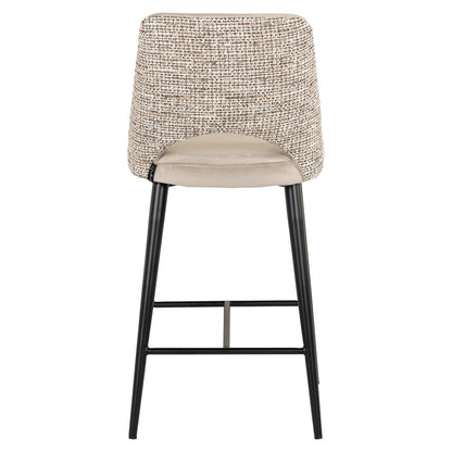 Counter stool Tabitha trendy nature fire retardant