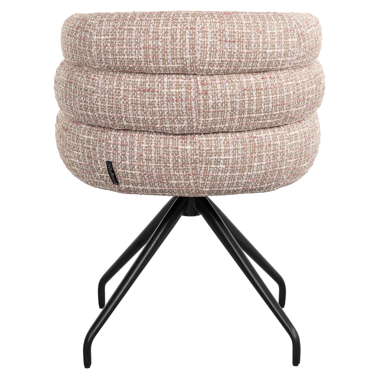 Dining chair Kayla trendy rose swivel