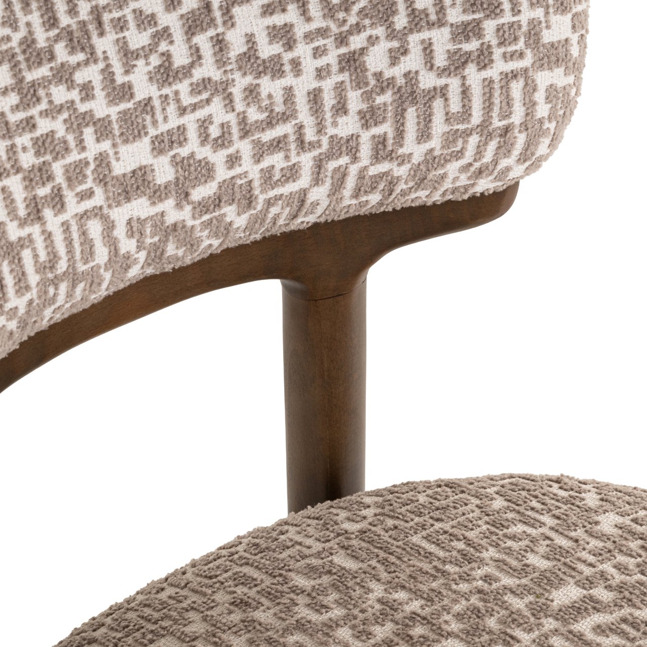 Dining chair Basker natural geo (Set of 2)