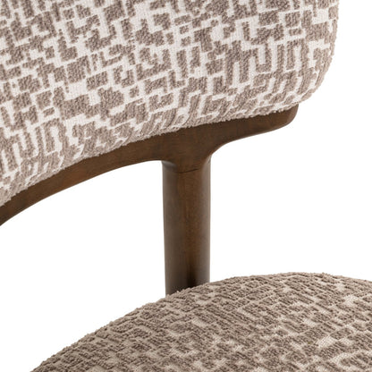 Dining chair Basker natural geo (Set of 2)