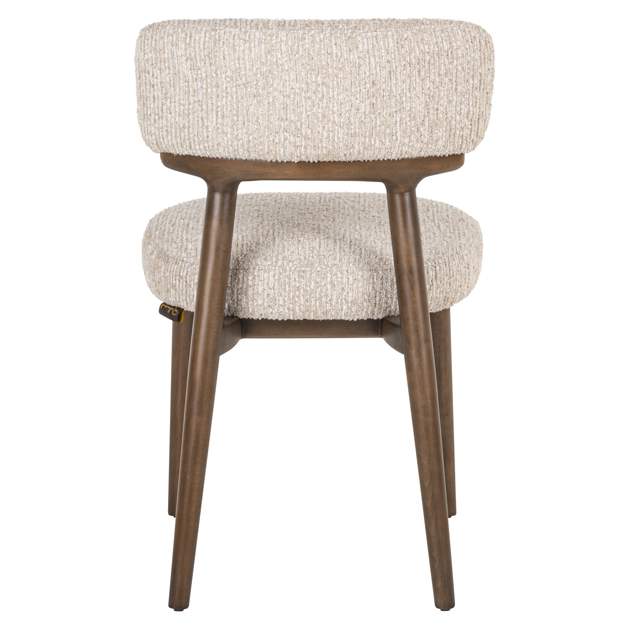 Dining chair Basker natural linear (Set of 2)