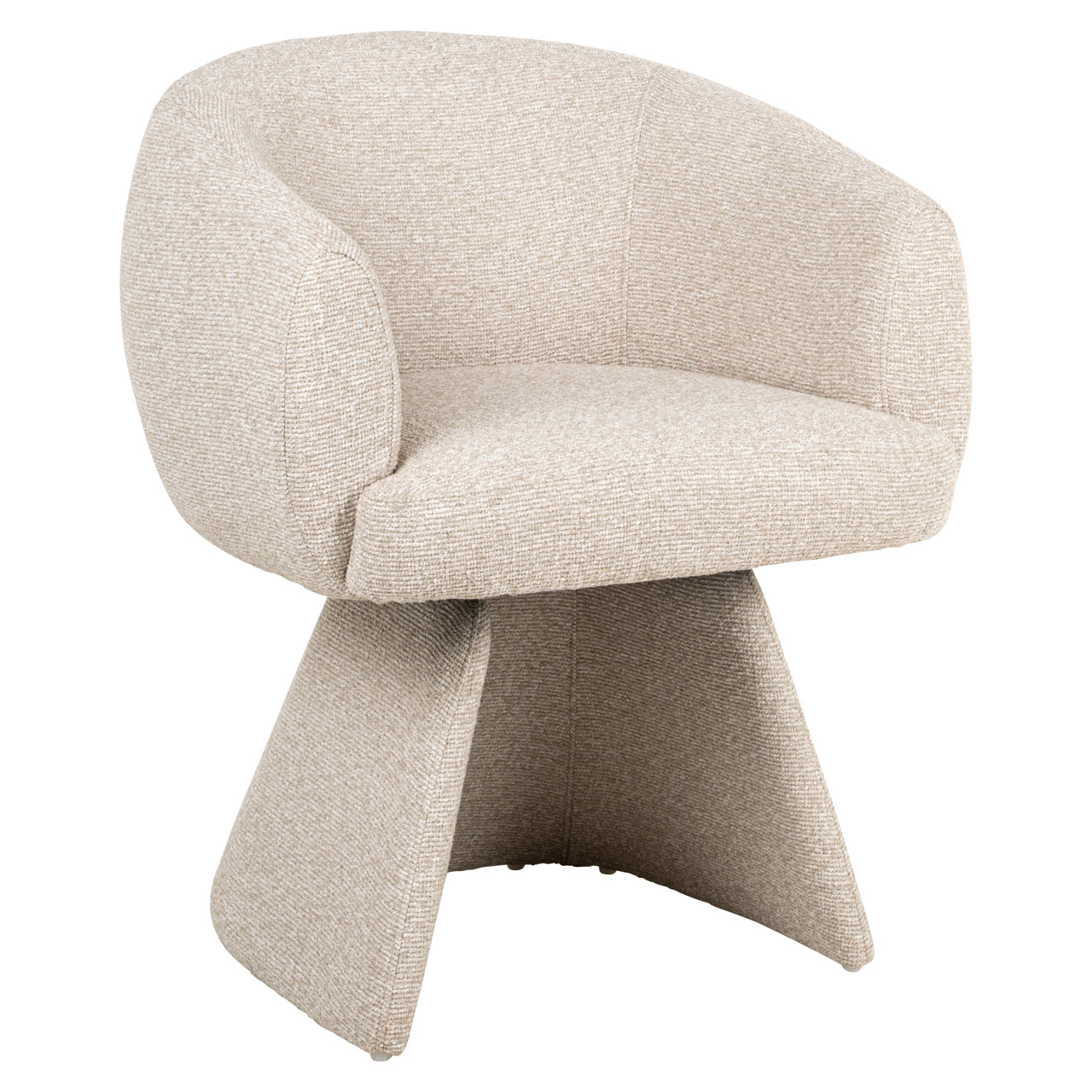 Dining chair Quiriro biscotti swivel