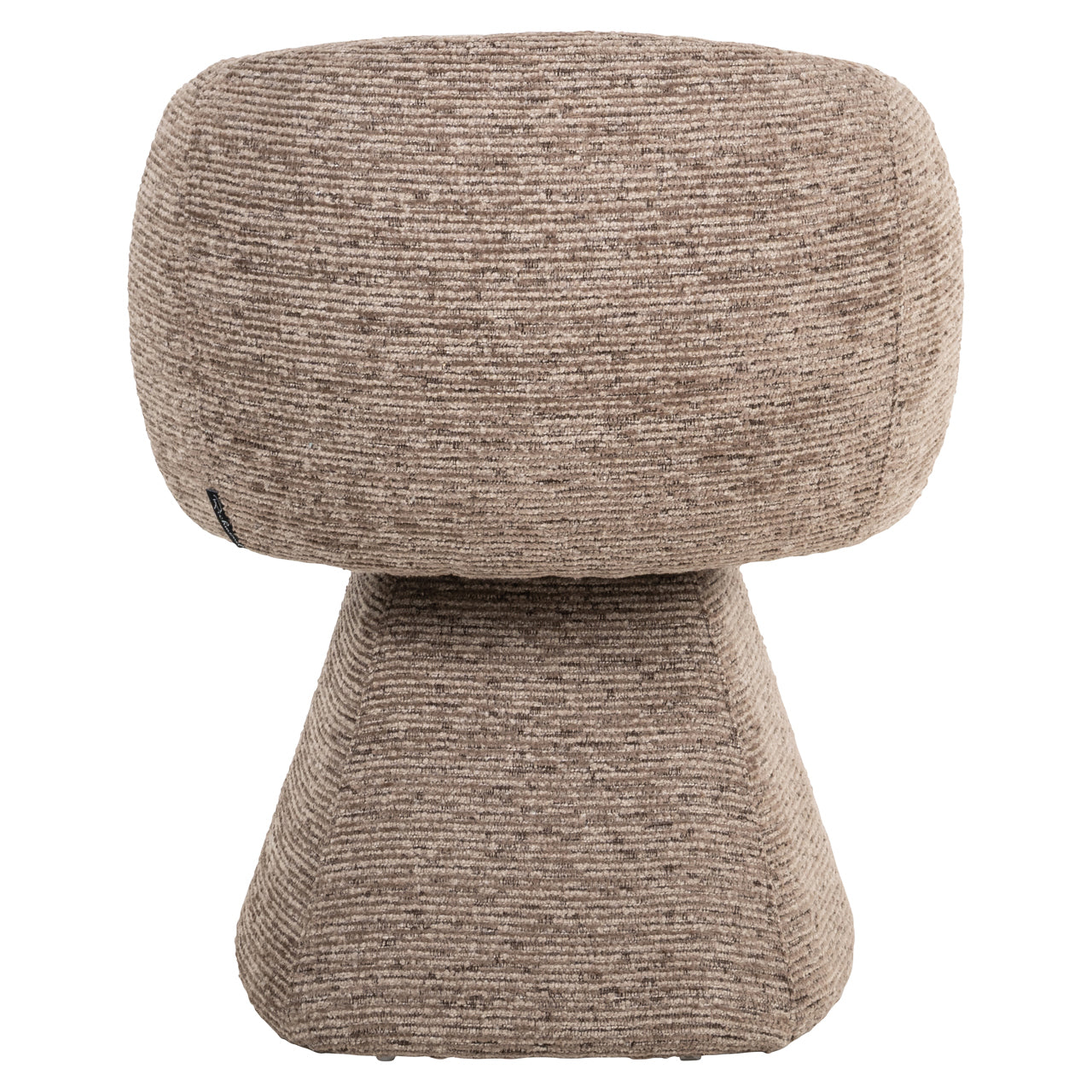 Dining chair Quiriro mocca linear swivel