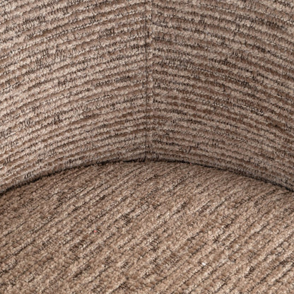 Dining chair Quiriro mocca linear swivel