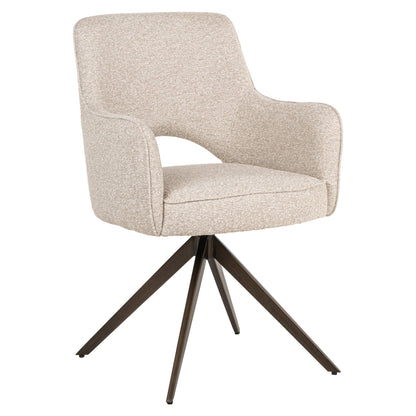Dining chair Ginerva biscotti swivel