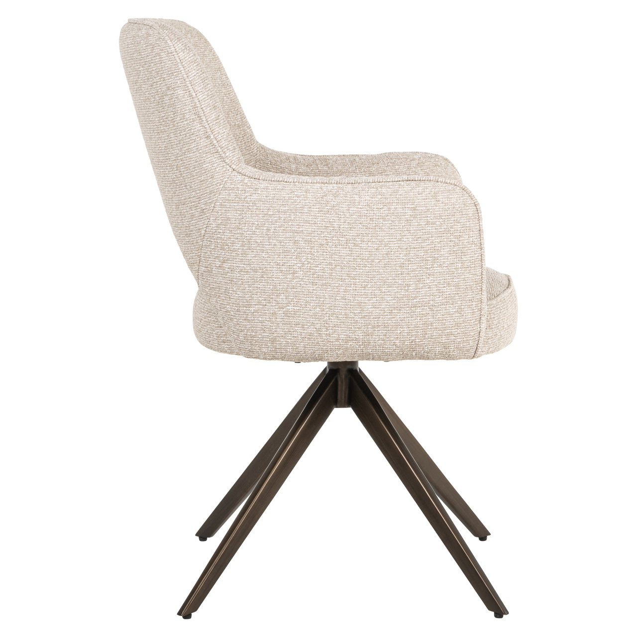 Dining chair Ginerva biscotti swivel