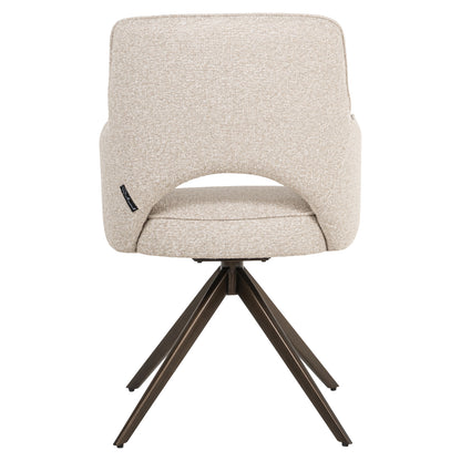 Dining chair Ginerva biscotti swivel