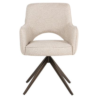 Dining chair Ginerva biscotti swivel