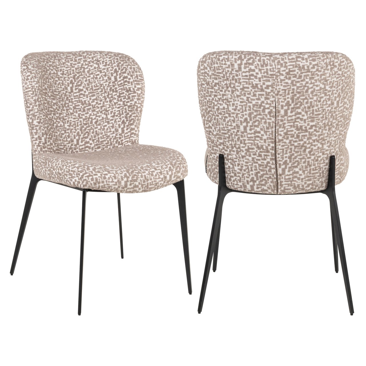 Dining chair Sergio natural geo