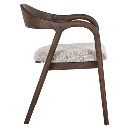 Dining chair Mihara mocca fancy