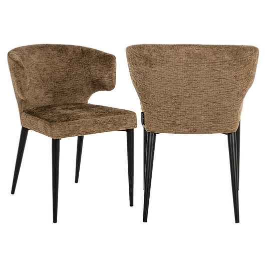 Dining chair Taylor brandy fusion fire retardant