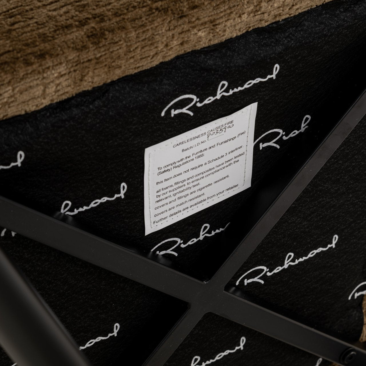 Dining chair Taylor brandy fusion fire retardant