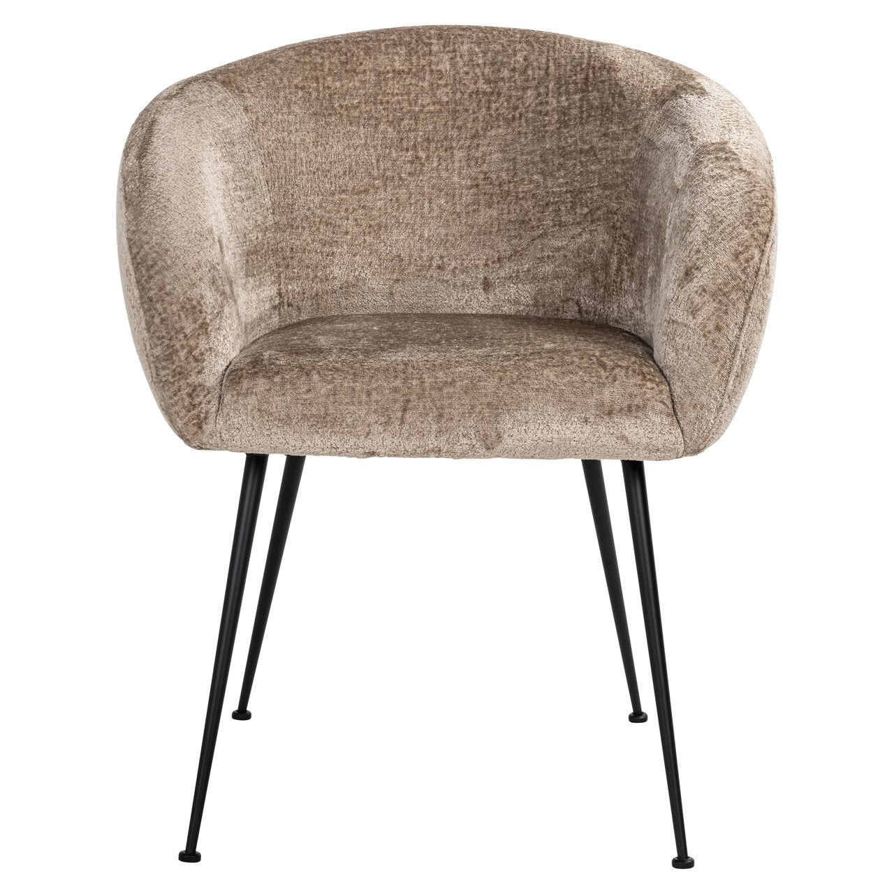 Dining chair Ruby taupe chenille