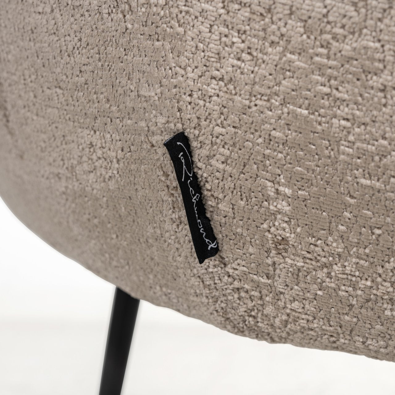 Dining chair Ruby taupe chenille