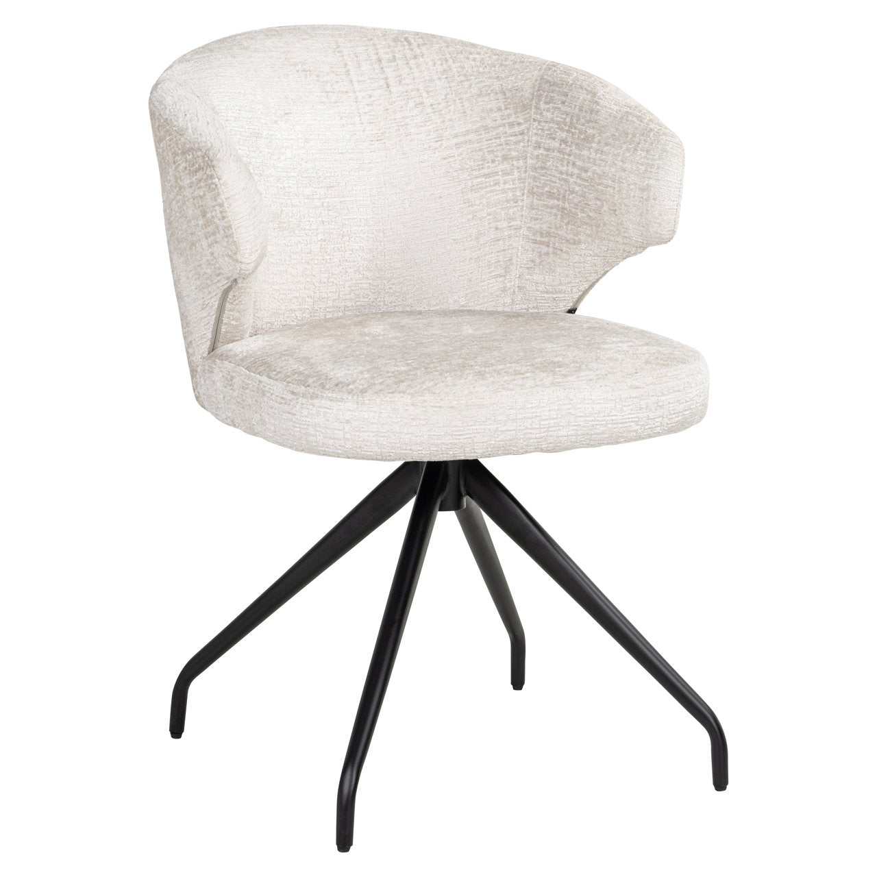 Dining chair Milly cream fusion swivel