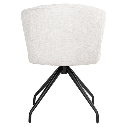Dining chair Milly cream fusion swivel