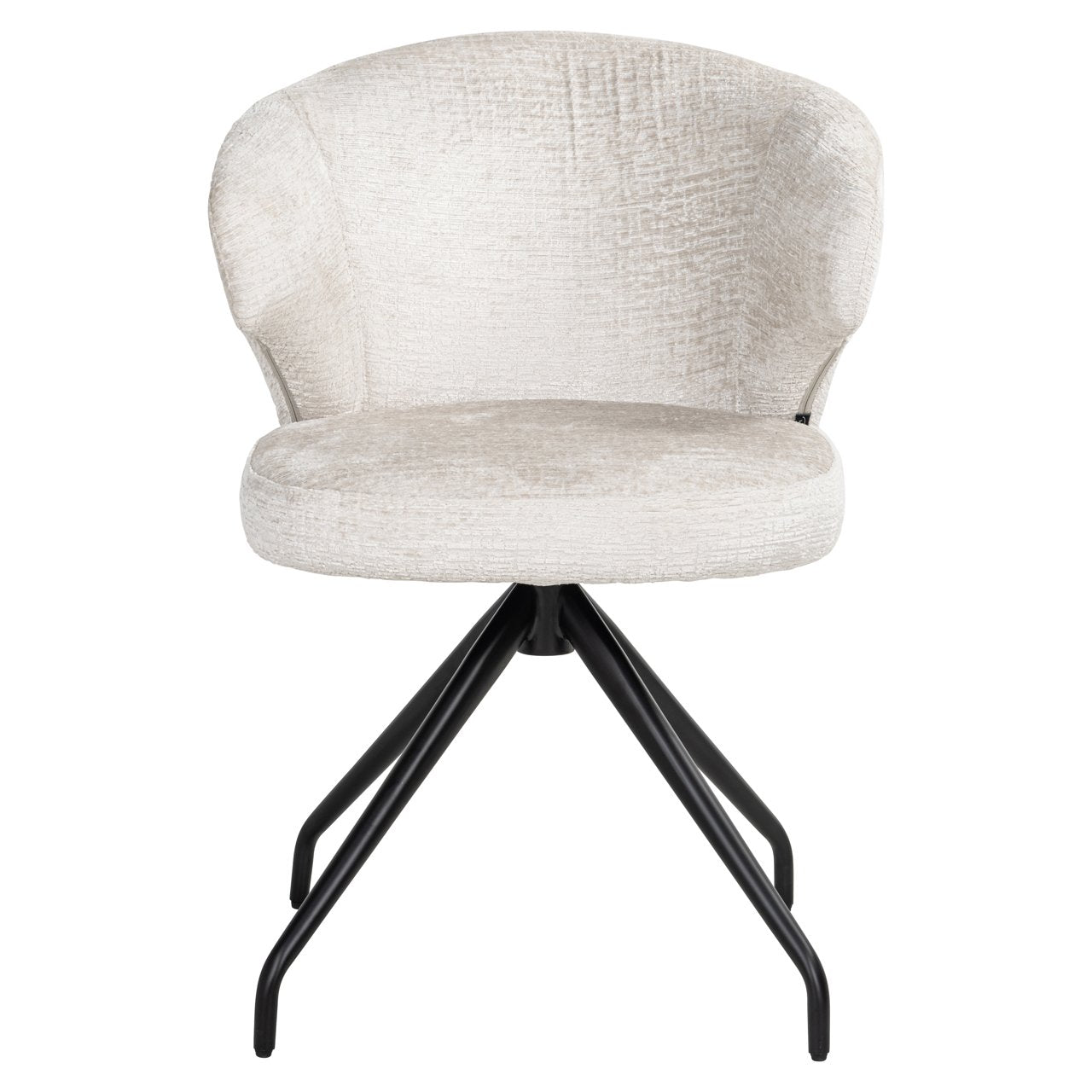 Dining chair Milly cream fusion swivel