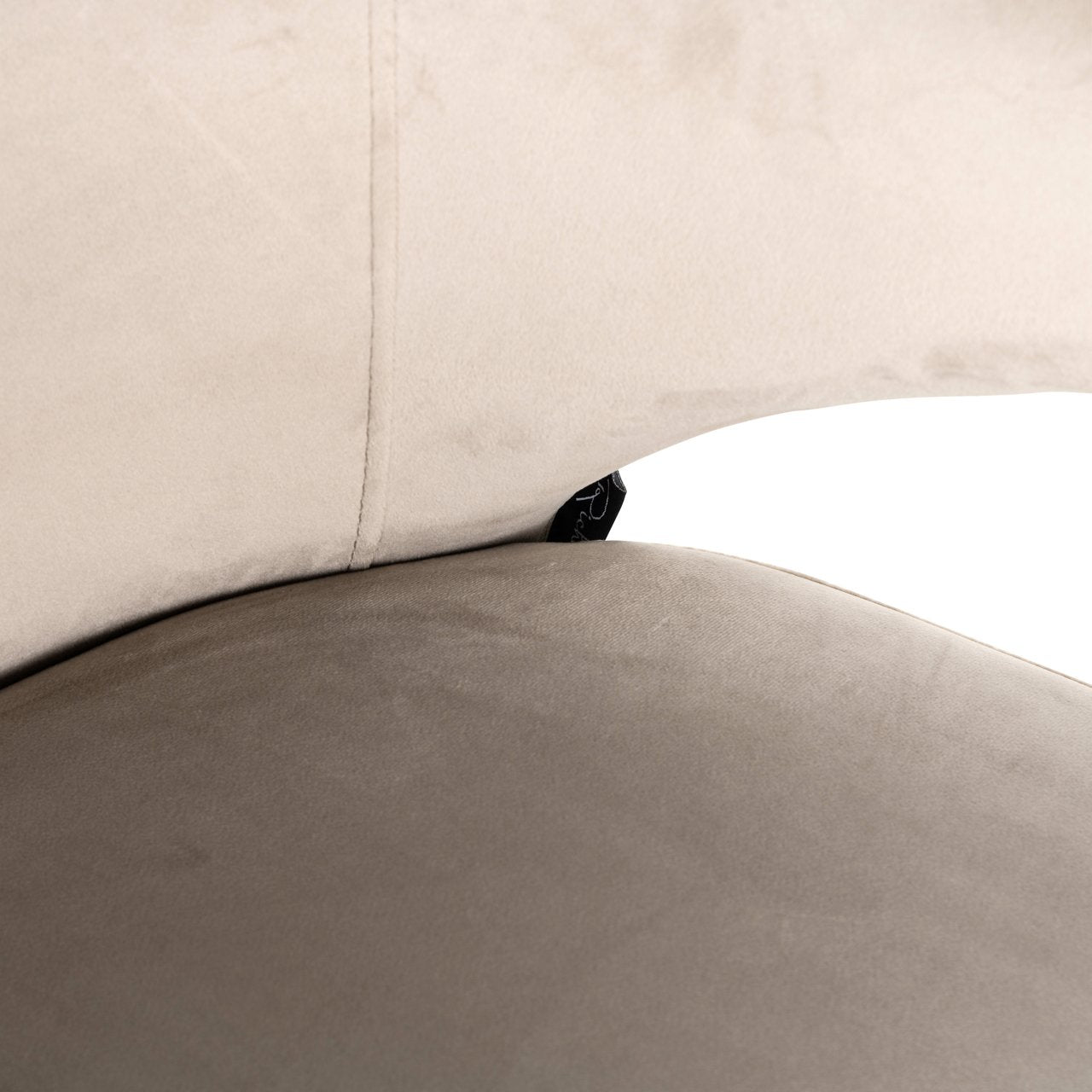 Dining chair Milly khaki velvet swivel