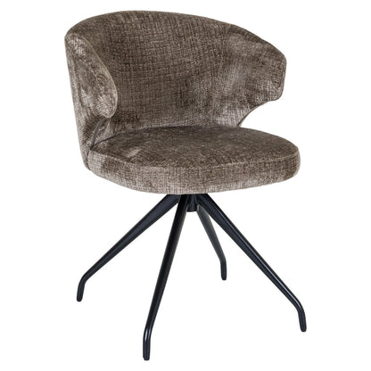 Dining chair Milly niagara stone swivel