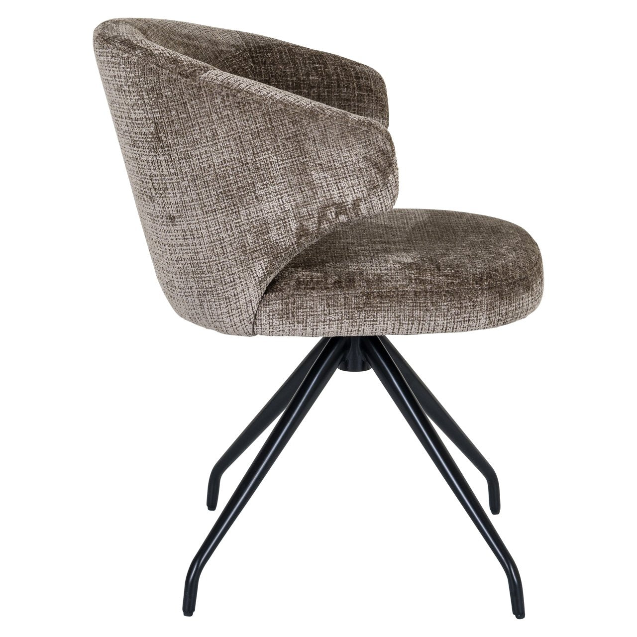 Dining chair Milly niagara stone swivel