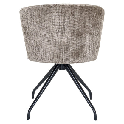 Dining chair Milly niagara stone swivel