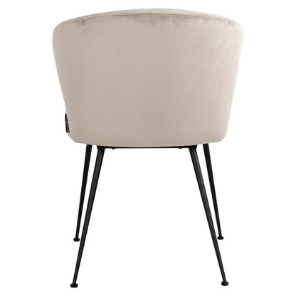 Dining chair Xandra khaki velvet