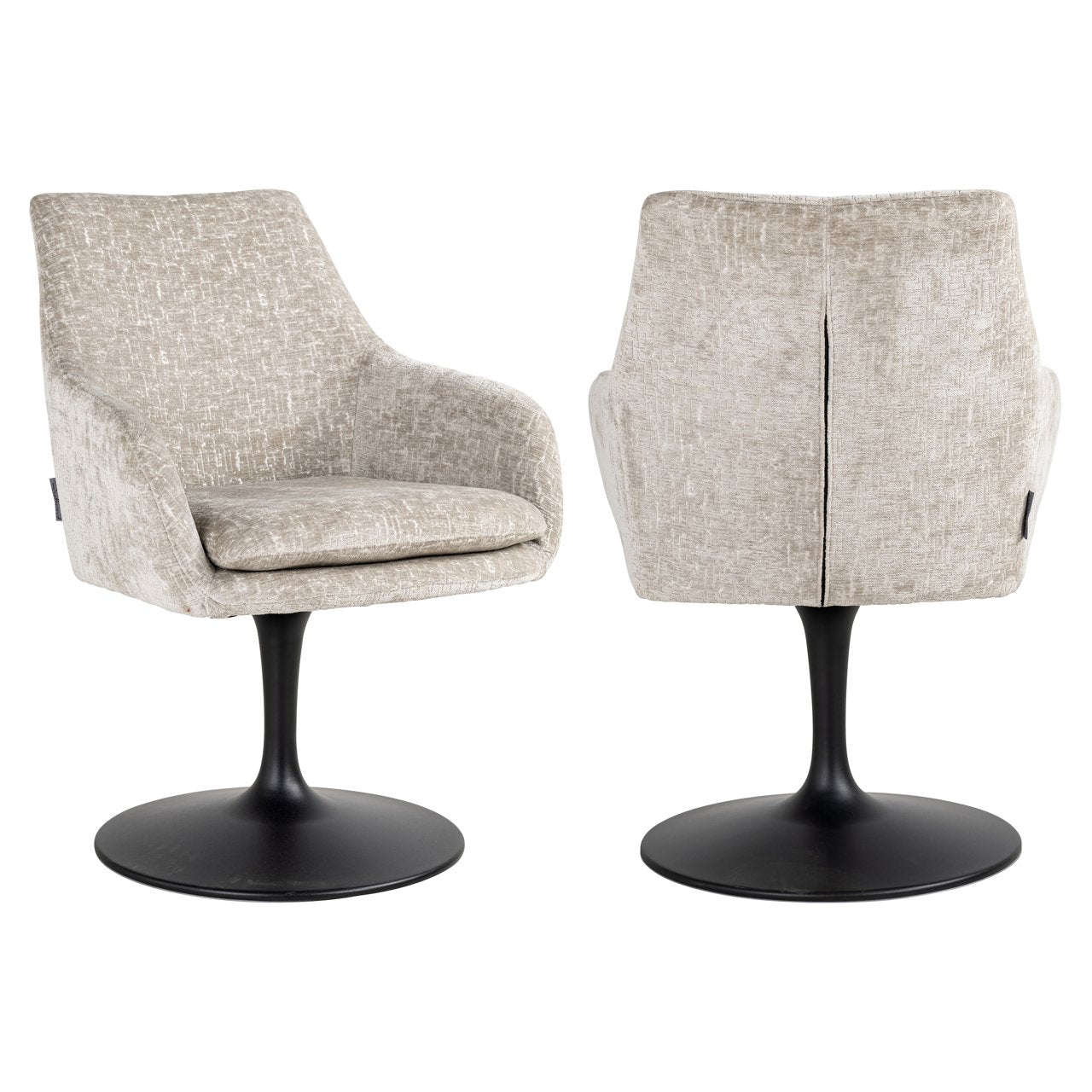 Dining chair Marlon pearl island swivel