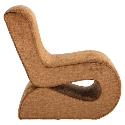 Lounge chair Frankie cognac fusion