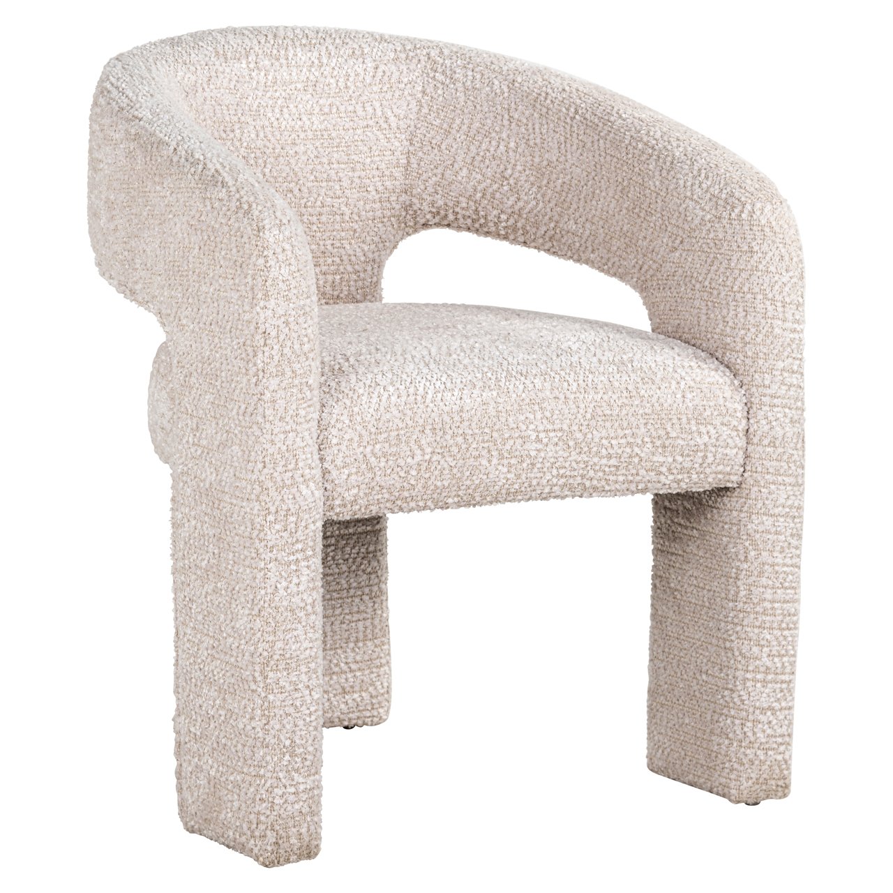 Dining chair Belle lovely cream fire retardant
