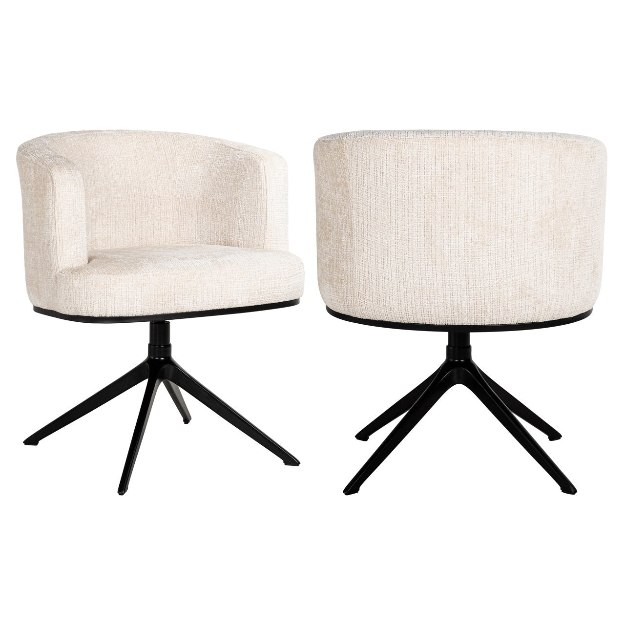 Dining chair Cheyenne niagara beige swivel