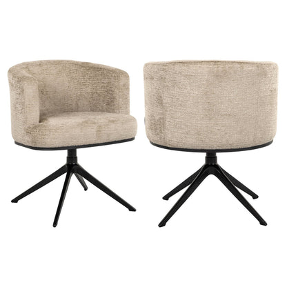 Dining chair Cheyenne desert fusion swivel fire retardant