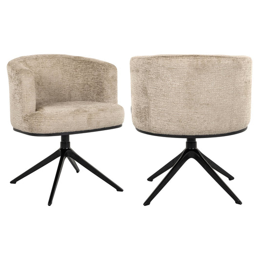 Dining chair Cheyenne desert fusion swivel fire retardant