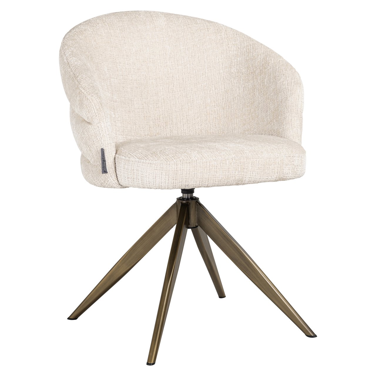 Dining chair Zendaya niagara beige swivel