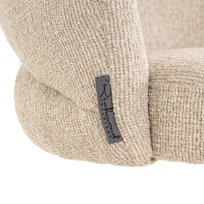 Dining chair Zendaya biscotti swivel fire retardant