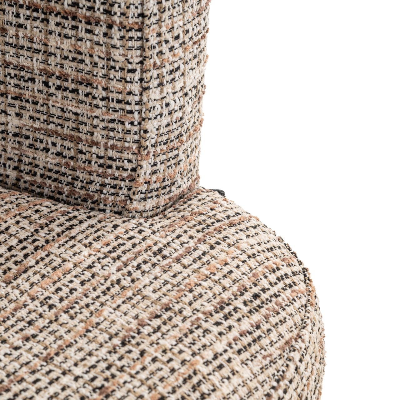 Dining chair Rochenne trendy nature swivel on wheels