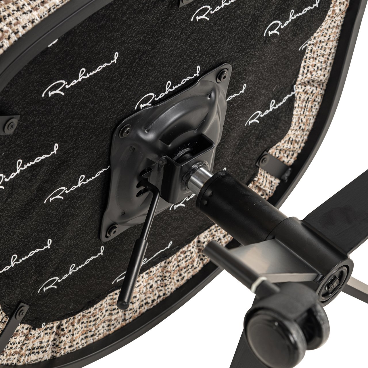 Dining chair Rochenne trendy nature swivel on wheels