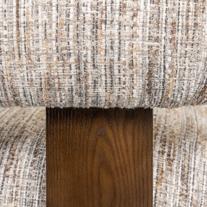 Lounge chair Arabella greige coco