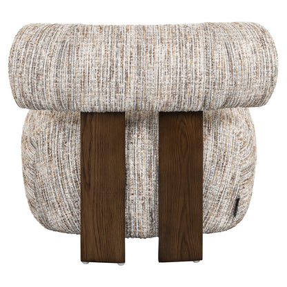 Lounge chair Arabella greige coco