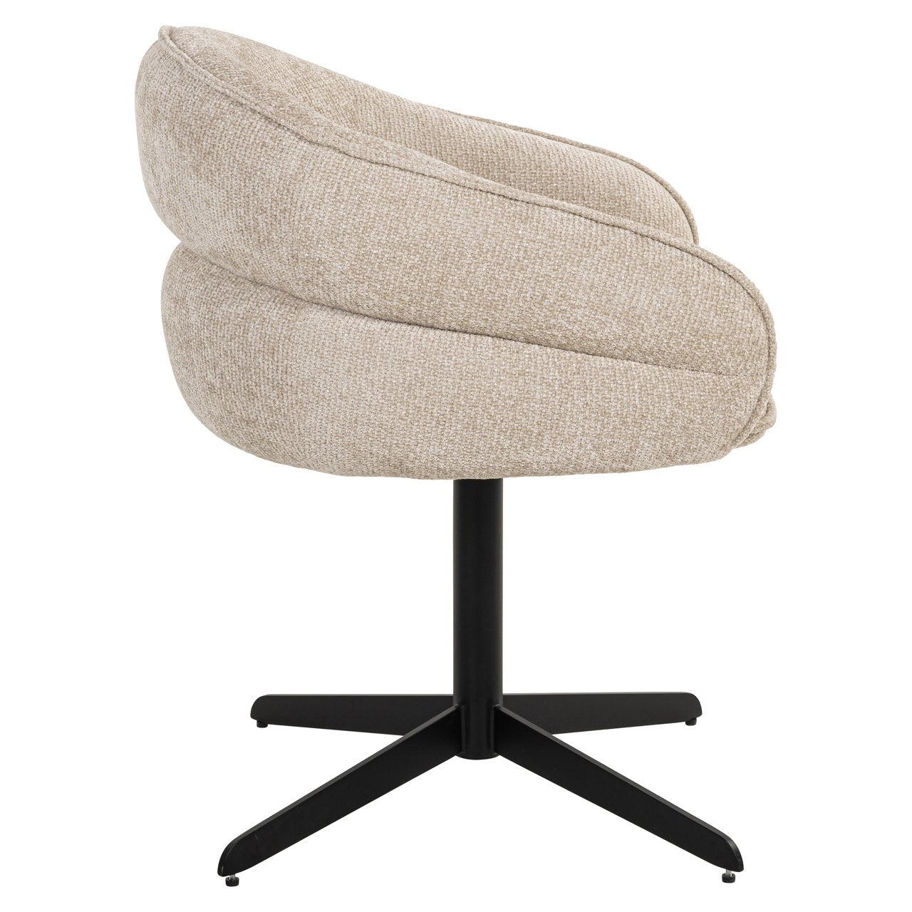 Dining chair Angelina cream unicorn swivel