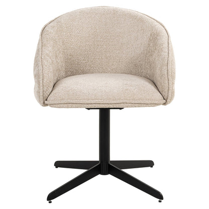 Dining chair Angelina cream unicorn swivel