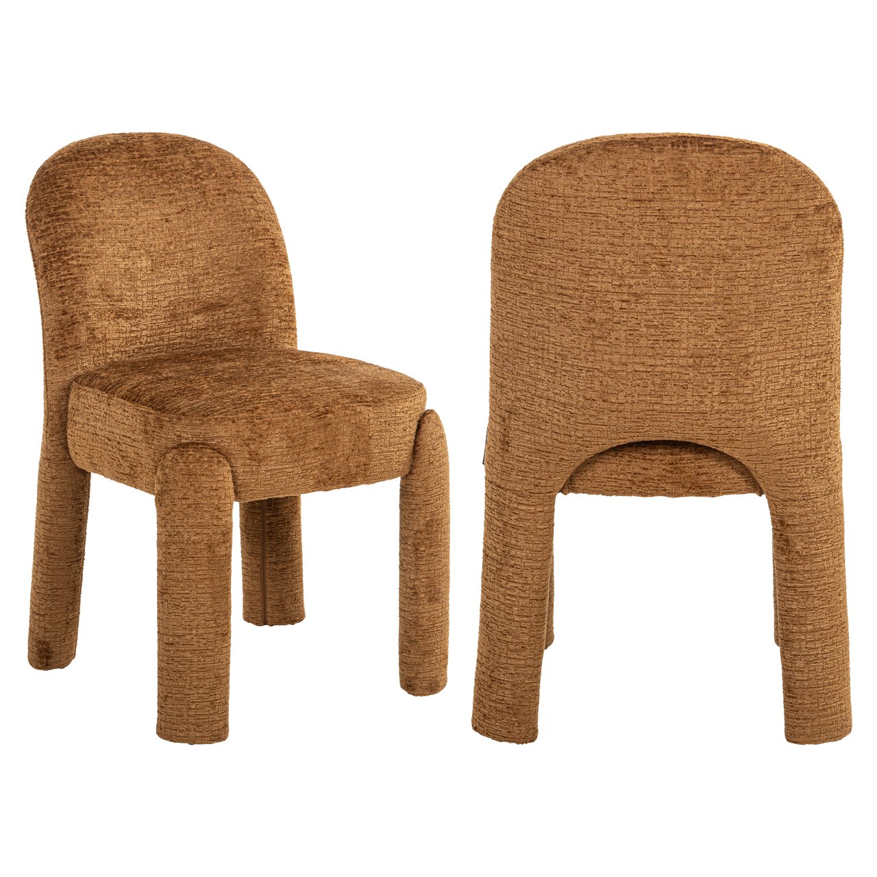 Dining chair Brandi cognac fusion (Set of 2)