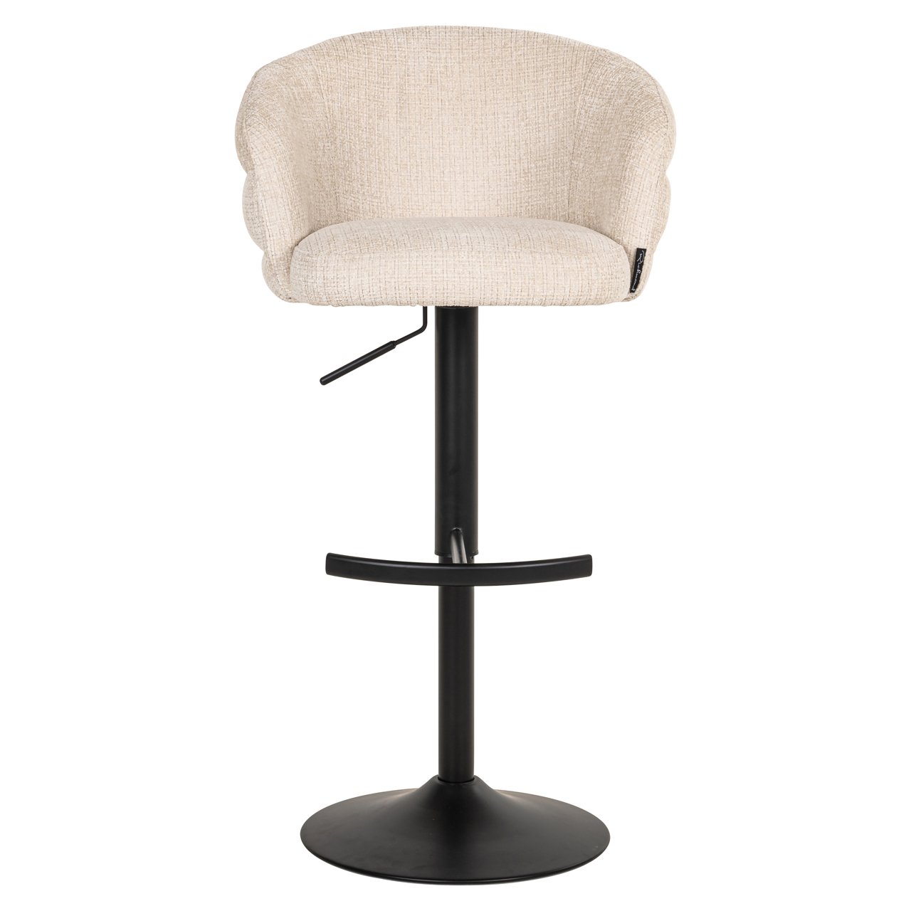Bar stool Nikki niagara beige swivel fire retardant